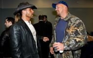 Shawn Michaels hanging out with